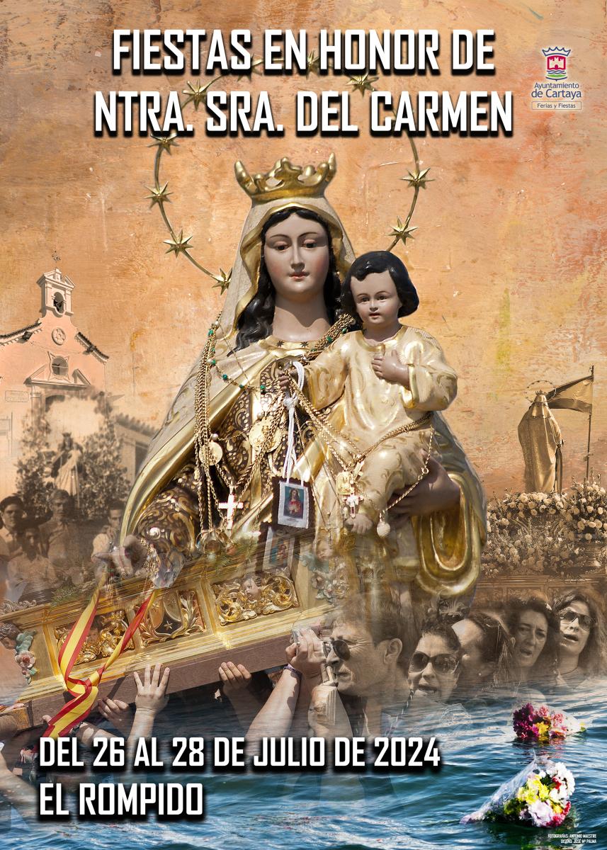 Fiestas patronales en honor a Nuestra Señora del Carmen 2024 El Rompido